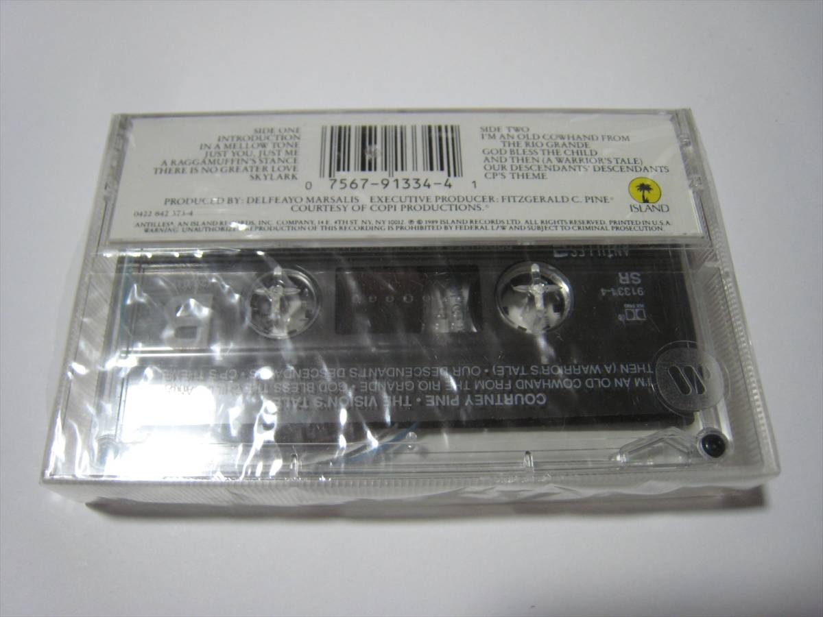 [ cassette tape ] COURTNEY PINE / * new goods unopened * VISION\'S TALE US version coat knee * pine Vision z* tail 
