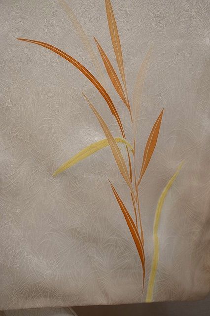  натуральный шелк ребенок кимоно девочка tsukesage незначительный мясо цвет перемещение растения документ ( бабочка ) длина 147cm б/у kizg84*..*