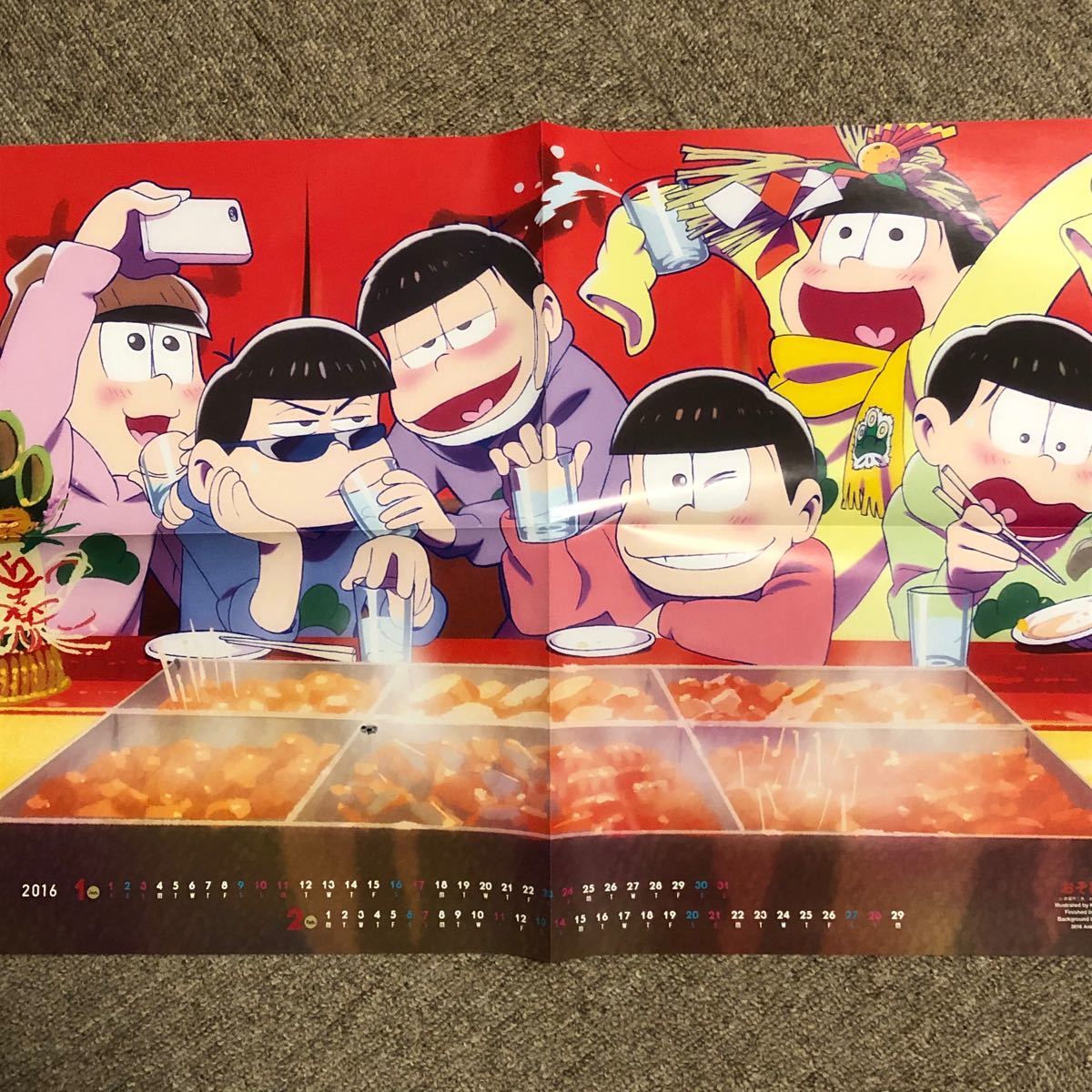 Paypayフリマ ポスター カレンダー おそ松さん Paypayフリマ ポスター カレンダー おそ松さん