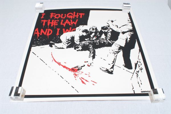 ヤフオク! - 希少 Banksy バンクシー I FOUGHT THE LAW WCP