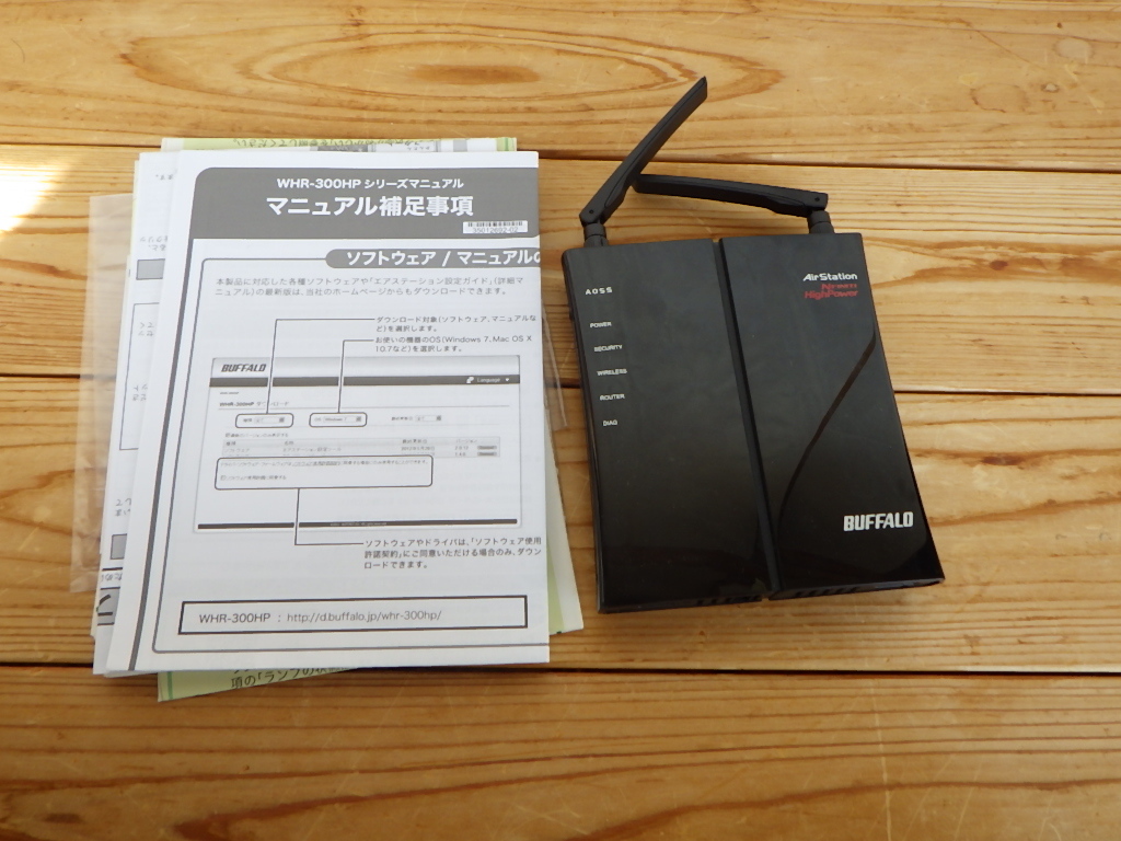 ◆即決◆バッファロー ルーター 無線 LAN WHR-300HP_画像1