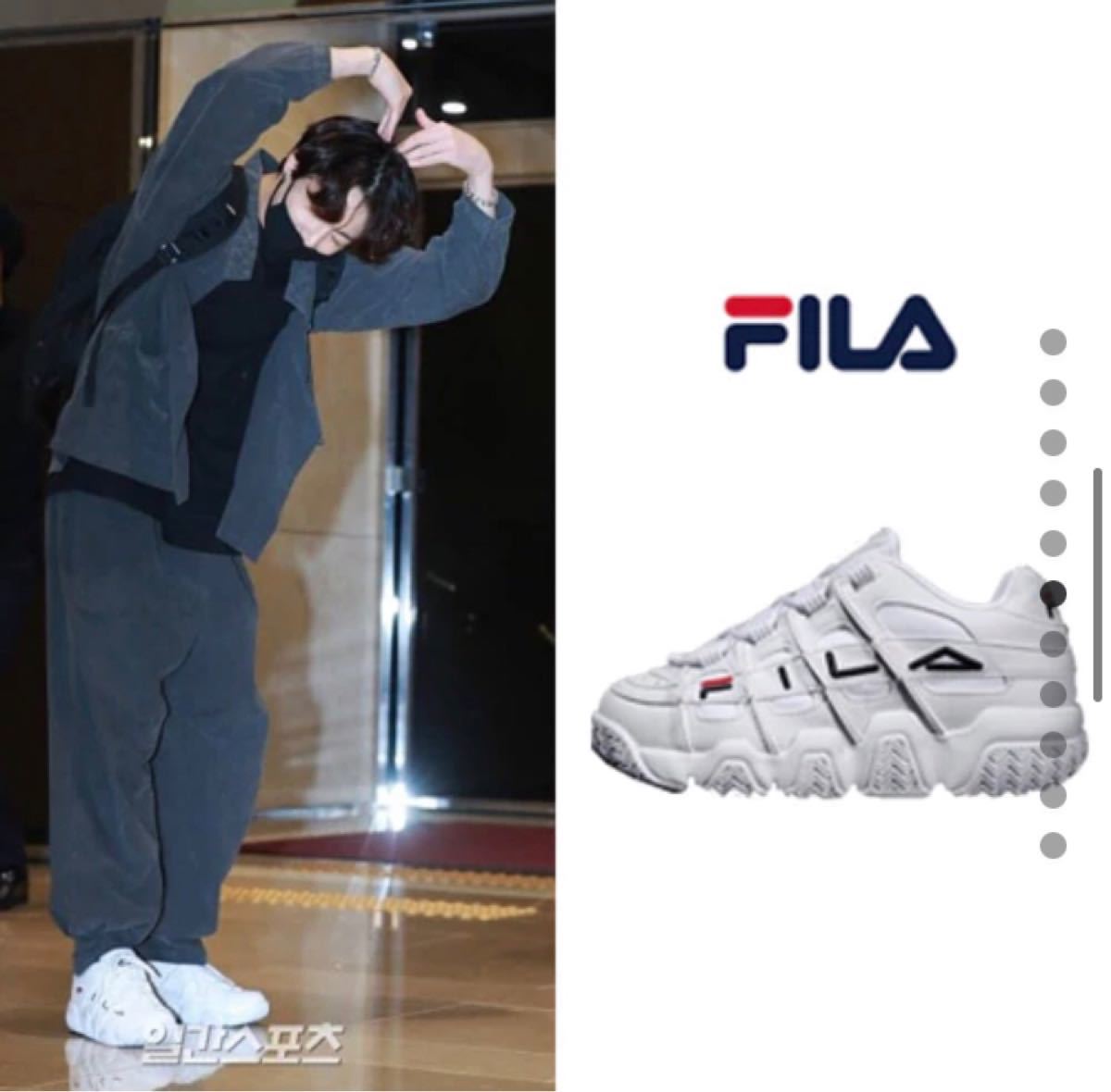 Paypayフリマ Fila Btsコラボ商品 27cm グク着用