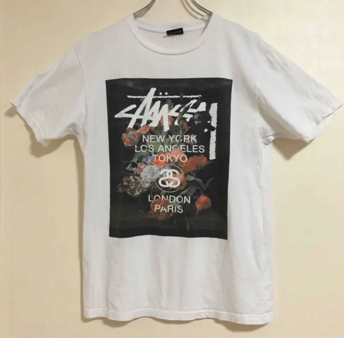 Paypayフリマ ストゥーシー Stussy 白tシャツ ワールドツアー フロントデザイン Paypayフリマ ストゥーシー Stussy 白tシャツ ワールドツアー フロントデザイン