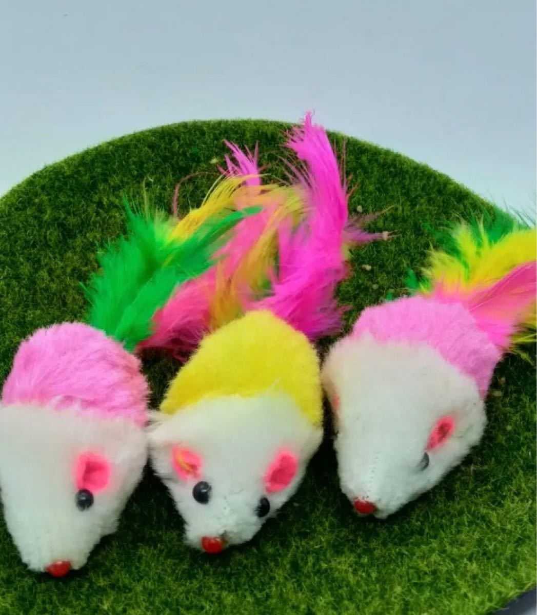 Paypayフリマ ふわふわ かわいい ネズミおもちゃ 音あり 3匹セット Paypayフリマ ふわふわ かわいい ネズミおもちゃ 音あり 3匹セット