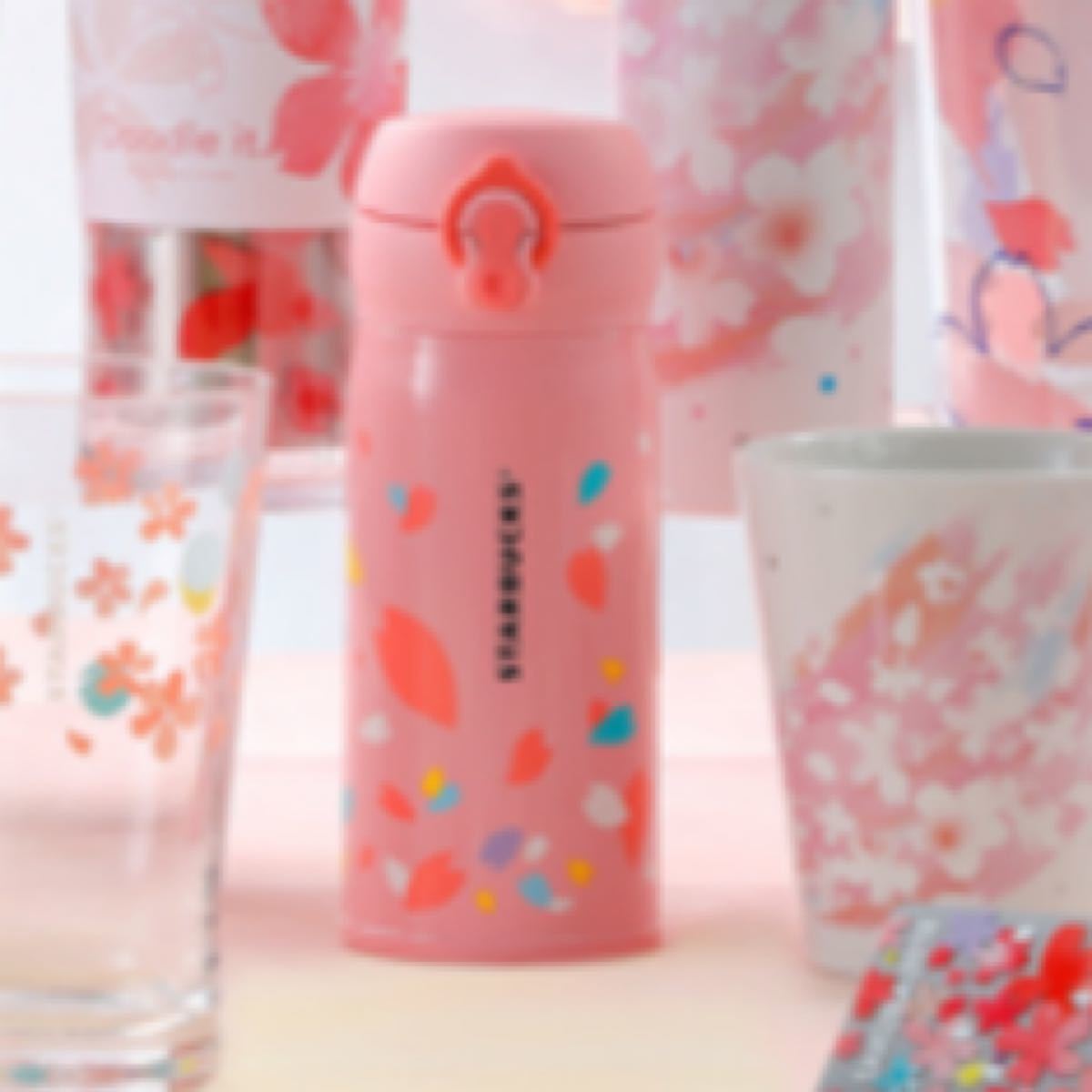 スタバ 桜 さくら SAKURA 2018ハンディー ステンレスボトル ぺタルエンボス 350ml   スターバックス 新品