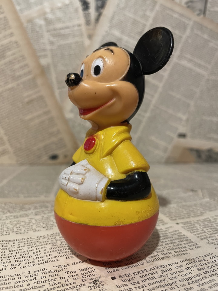 *1970 period / Mickey Mouse /.. finished ...① Vintage prompt decision Disney USA rare *