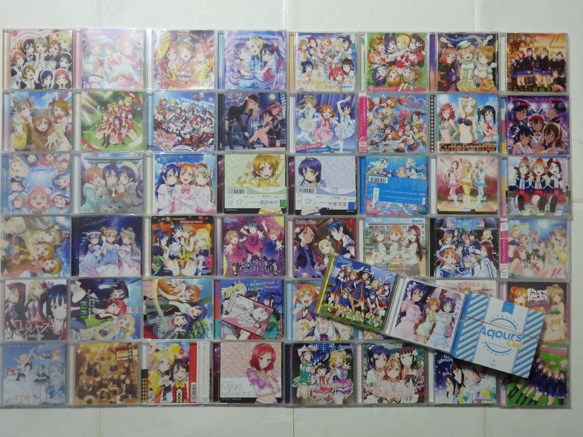 【送料無料！！】即決●ラブライブ！School idol project●豪華シングルCD51枚セット●μ's●Aqours●lily white●Printemps