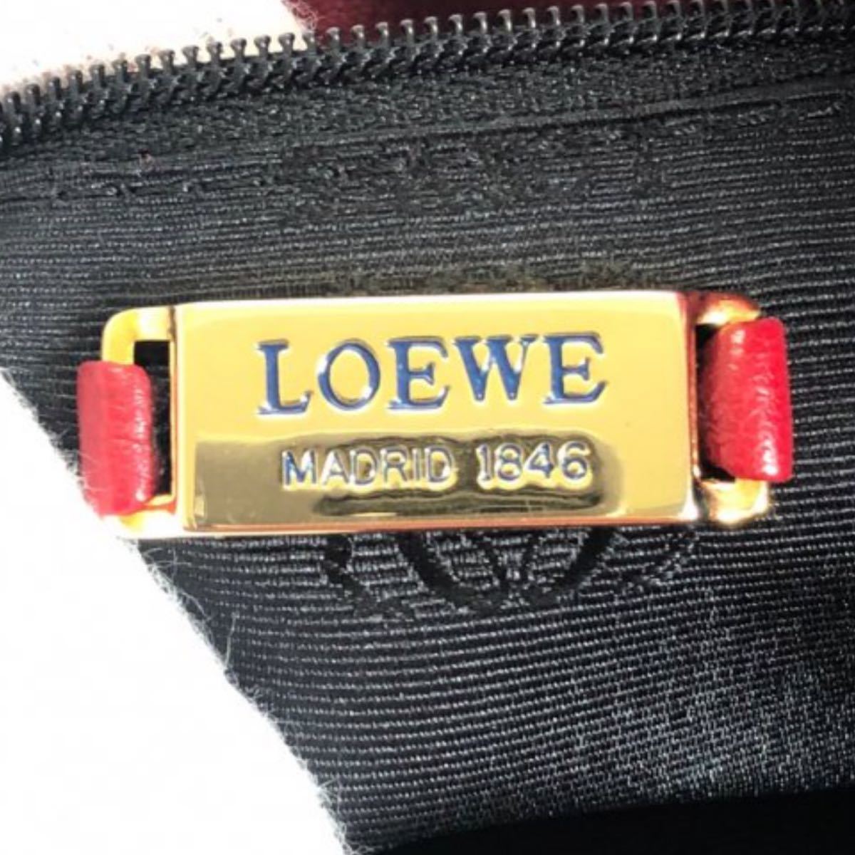 LOEWE ロエベ アナグラム ナッパレザー 巾着 ショルダーバッグ www