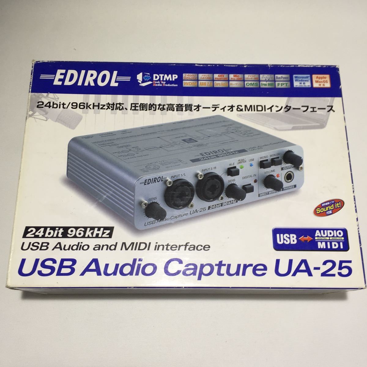 EDIROL UA-25 オーディオインターフェイス ほぼ未使用 本体のみ - 器材