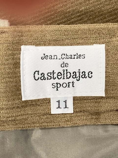 C1 beautiful goods Jean_Charles de Castelbajac sport Castelbajac * lady's culotte khaki size11 lovely outdoor recommendation 
