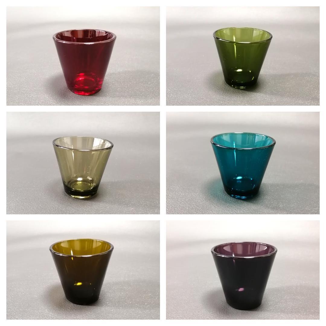 *.... внимание * kai Frank . товар * античный * Северная Европа Финляндия *n- Taya ru vi *kajfranck* iittala * рюмка *6 -цветный набор *