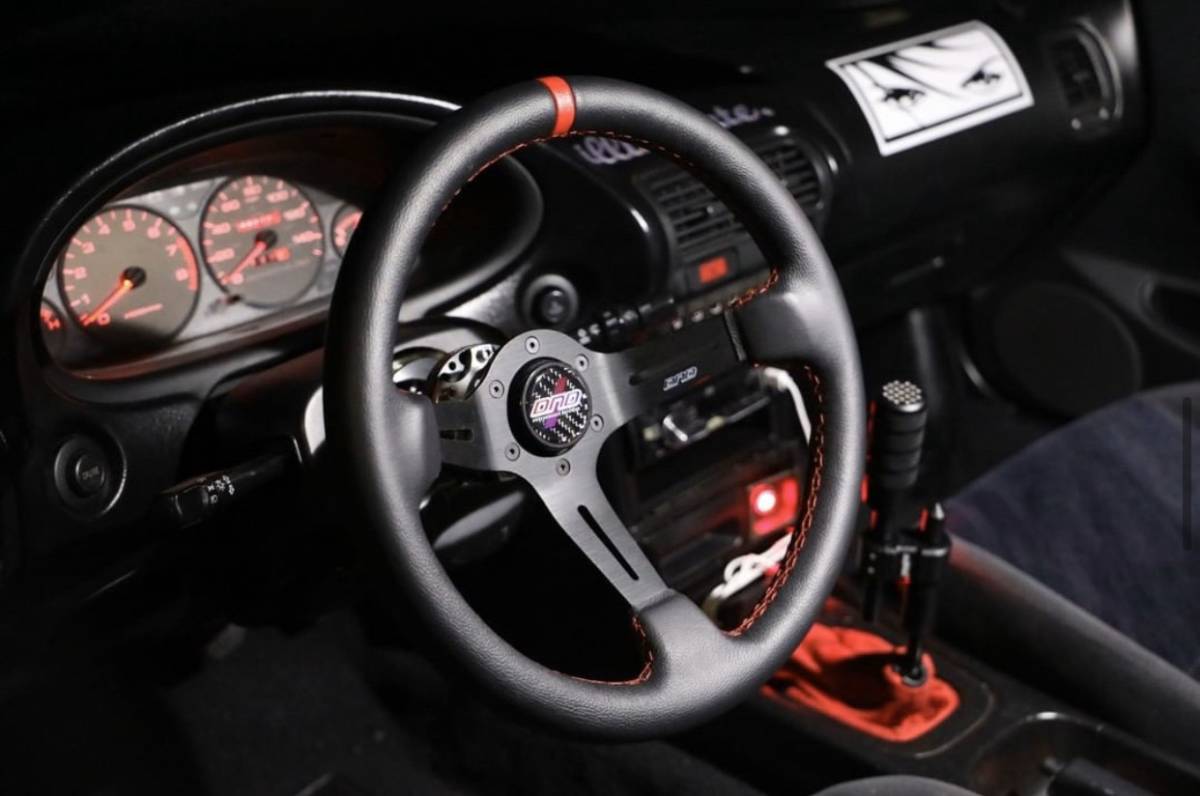 DND Performance Interior Race レザー レッドステッチ ディープ 赤