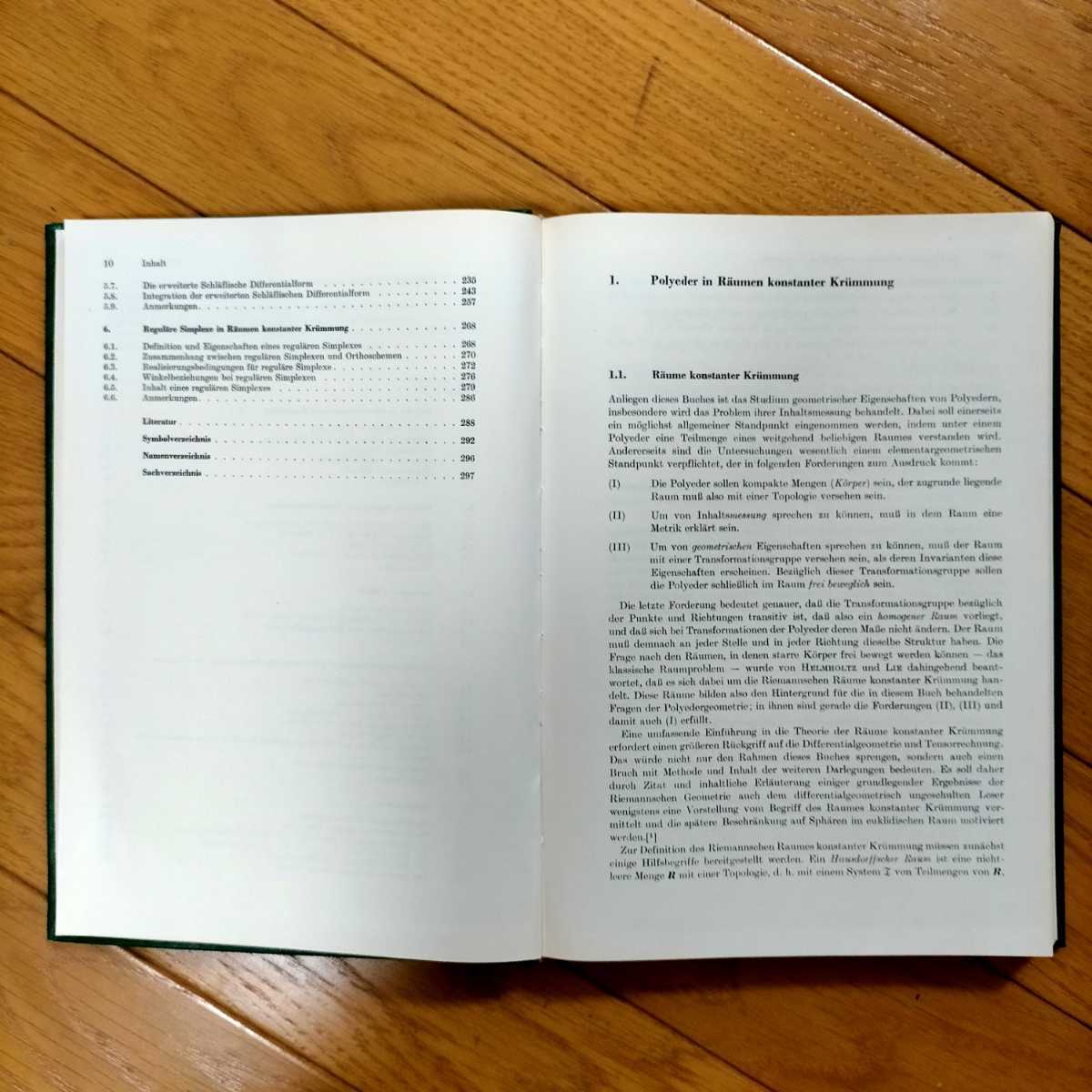 Polyedergeometrie in n-dimensionalen Raumen konstanter Krummung, Johannes Bohm.Birkhauser,1981,良品/匿名配送・送料無料・数学洋書_画像4