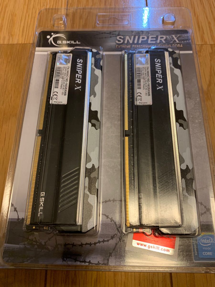 限定製作】 DDR4メモリ 3600 8GB×2 16GB G.Skill SniperX sushitai.com.mx
