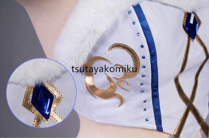  high quality new work fgo Fate|Grand Order Jean n*daruk.... woman costume play clothes manner shoes . wig optional 