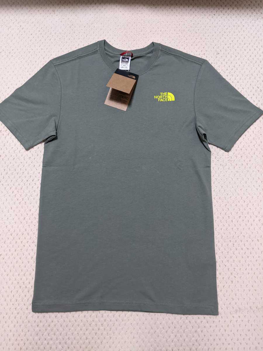 新品 送料無料 The north face Biner Graphic 4 Tee Agave Green XSサイズ(日本Sサイズ相当)ノースフェイス Tシャツ