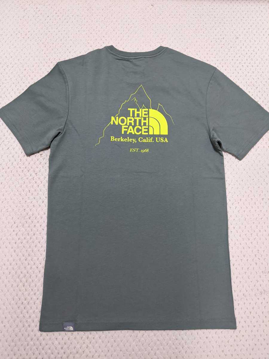 新品 送料無料 The north face Biner Graphic 4 Tee Agave Green XSサイズ(日本Sサイズ相当)ノースフェイス Tシャツ