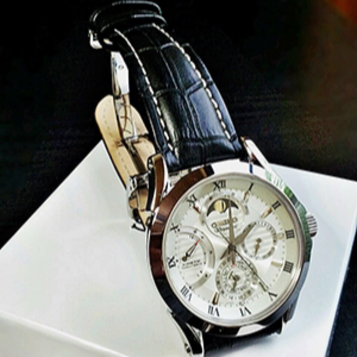 希少モデル】SEIKO プルミエ SRX003P1 ムーンフェイズ 腕時計