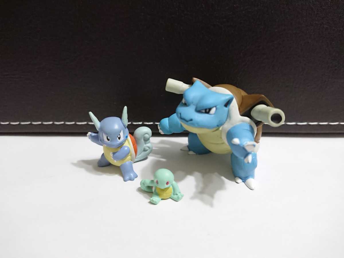 ポケモン フィギュア 立体ポケモン図鑑 ゼニガメ カメール カメックス Ebuyjp