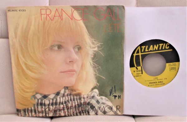 フレンチ 45 (^^)/ France Gall C'Est Cela L'Amour [ FRANCE'71 Atlantic 10 023 ]邦題 天使の喜び_画像1