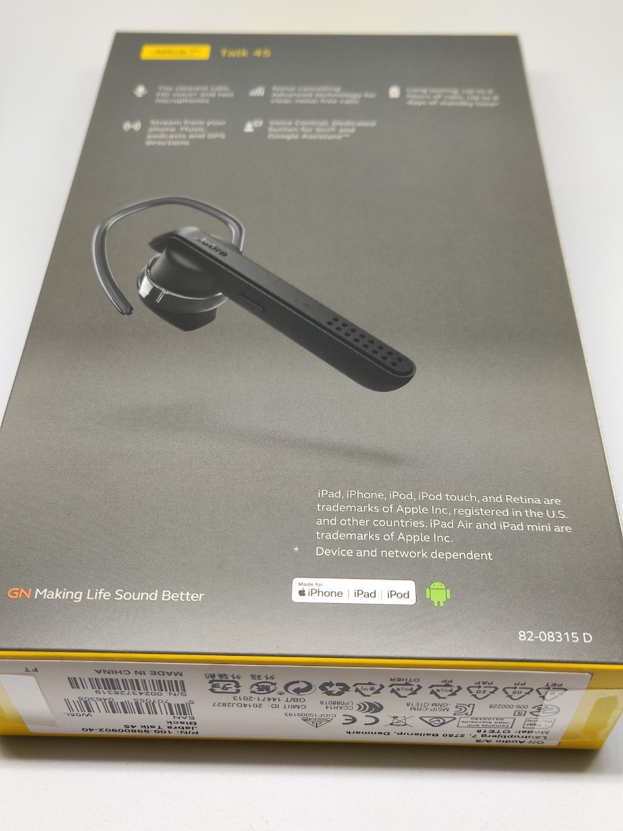 新品未開封 Jabra Talk45 ブラック/Black