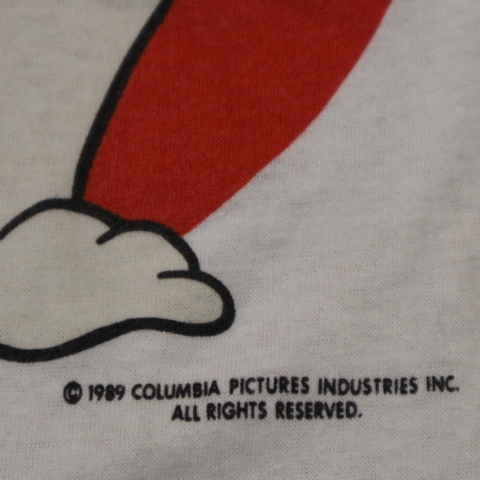 激レア 80s USA製 GHOSTBUSTERS 2 × FUJI FILM Tシャツ S ホワイト ゴーストバスターズ 富士フィルム 映画  ムービー ヴィンテージ