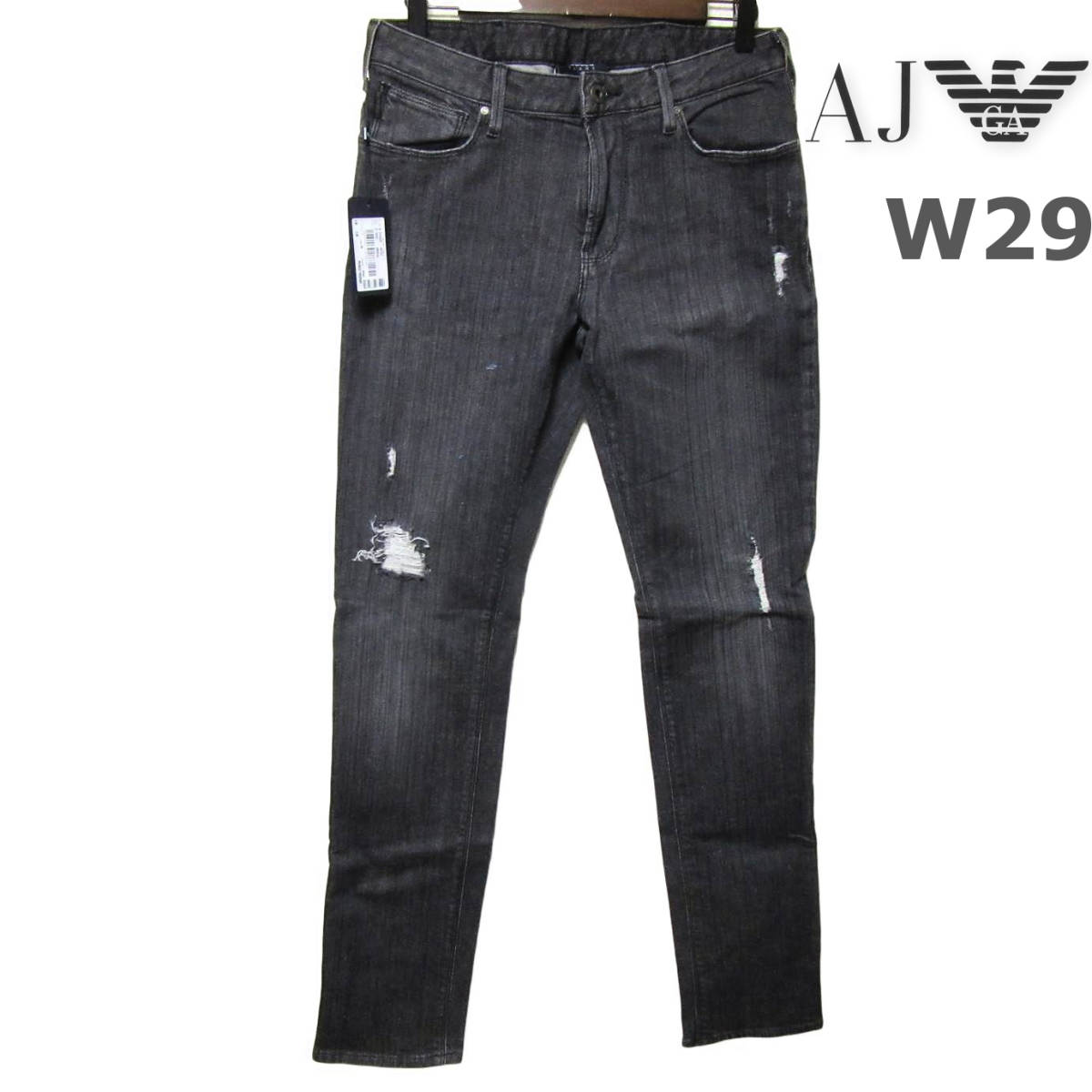 新品タグ付き ARMANI JEANS アルマーニ ジーンズ メンズ ブラック