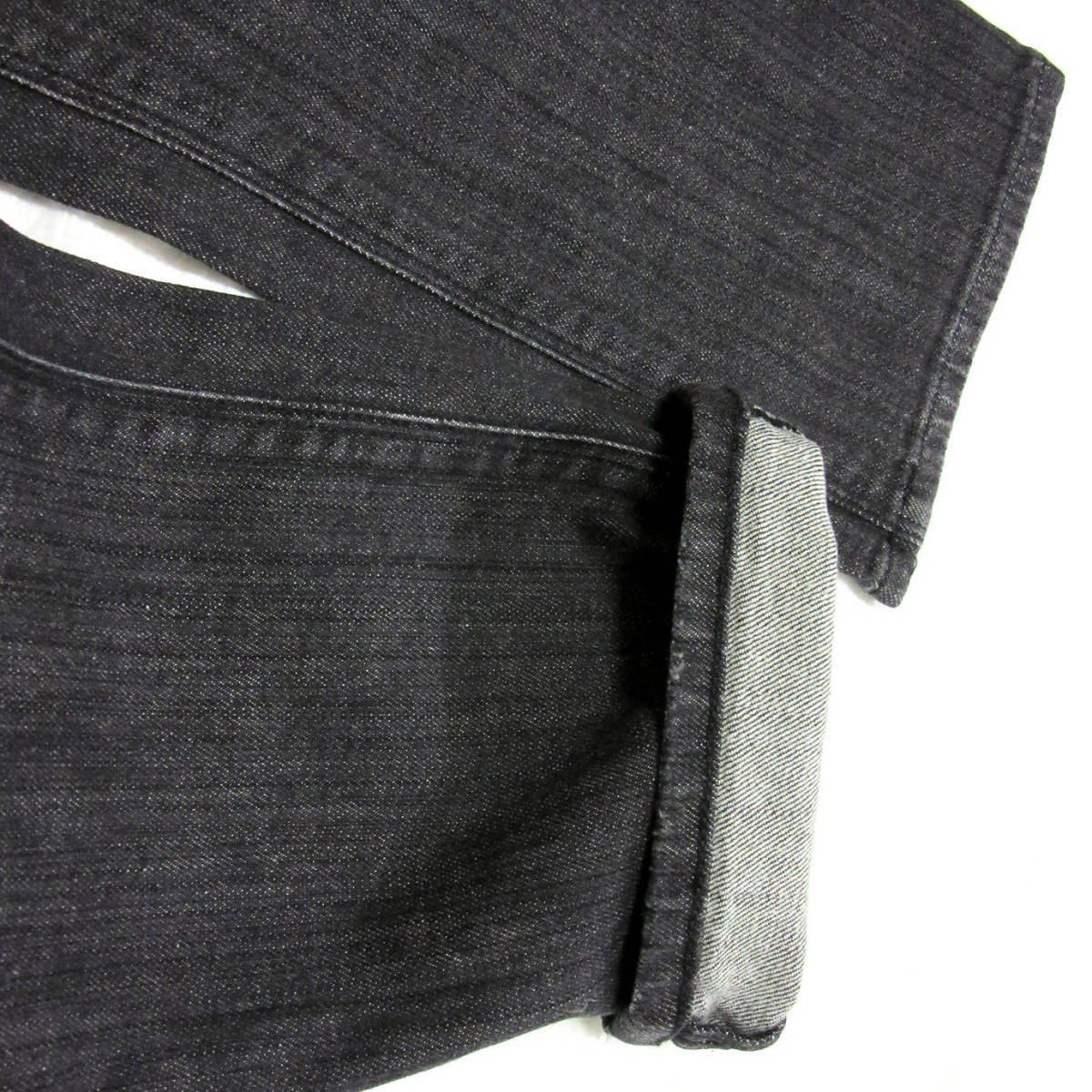 新品タグ付き ARMANI JEANS アルマーニ ジーンズ メンズ ブラック デニム パンツ J06 スリム ストレッチ スキニー 黒 W31 Mサイズ 