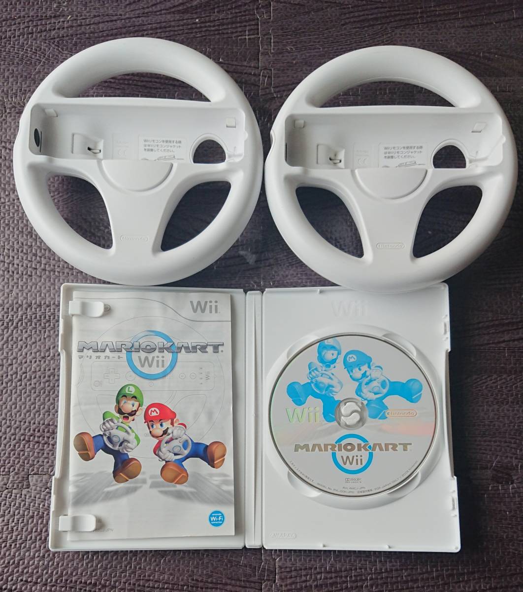マリオカート Wiiソフト Wiiハンドル2個 セット ウィー レーシングゲーム レース 売買されたオークション情報 Yahooの商品情報をアーカイブ公開 オークファン Aucfan Com