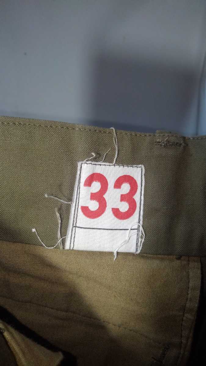Vintage French army field pants 40s M-47 1st model 希少 フレンチアーミー 極太 フィールドパンツ 前期 ユーロビンテージ マルジェラ_画像9