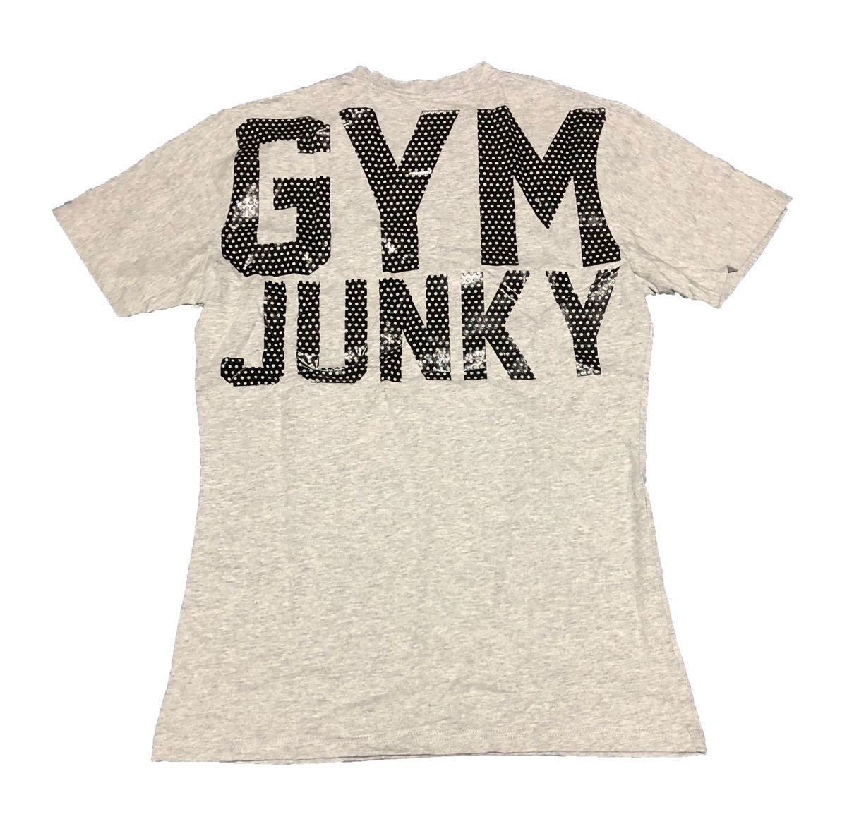 GYMJUNKY トレーニング Tシャツ Bタイプ Lサイズ メンズ 筋トレ マッチョ ストレッチ フィジーク フィットネス ボディービル ワークアウト