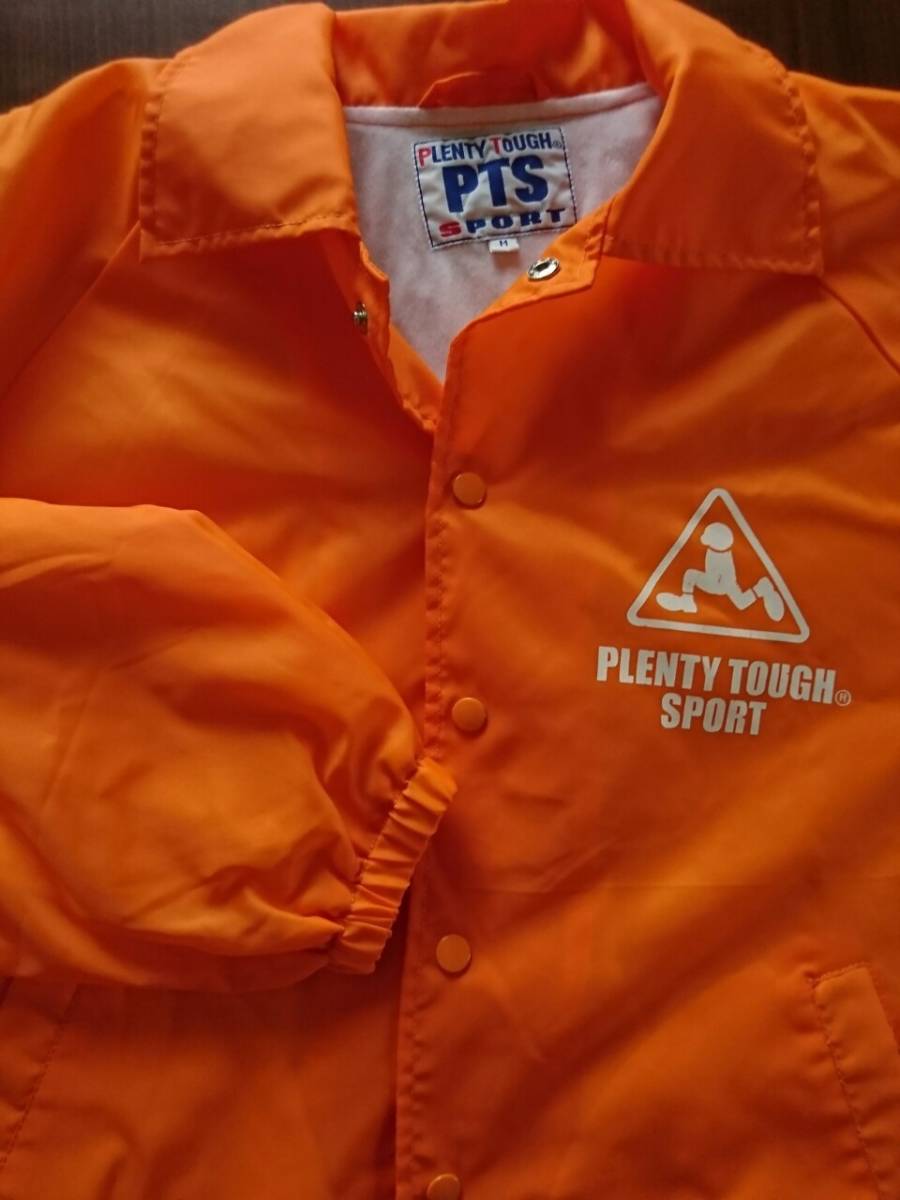 PLENTY TOUGH SPORT PTSウィンドブレーカー　コーチングジャケット ナイロンジャンパー М　colorオレンジ　 912-4C2507_画像5