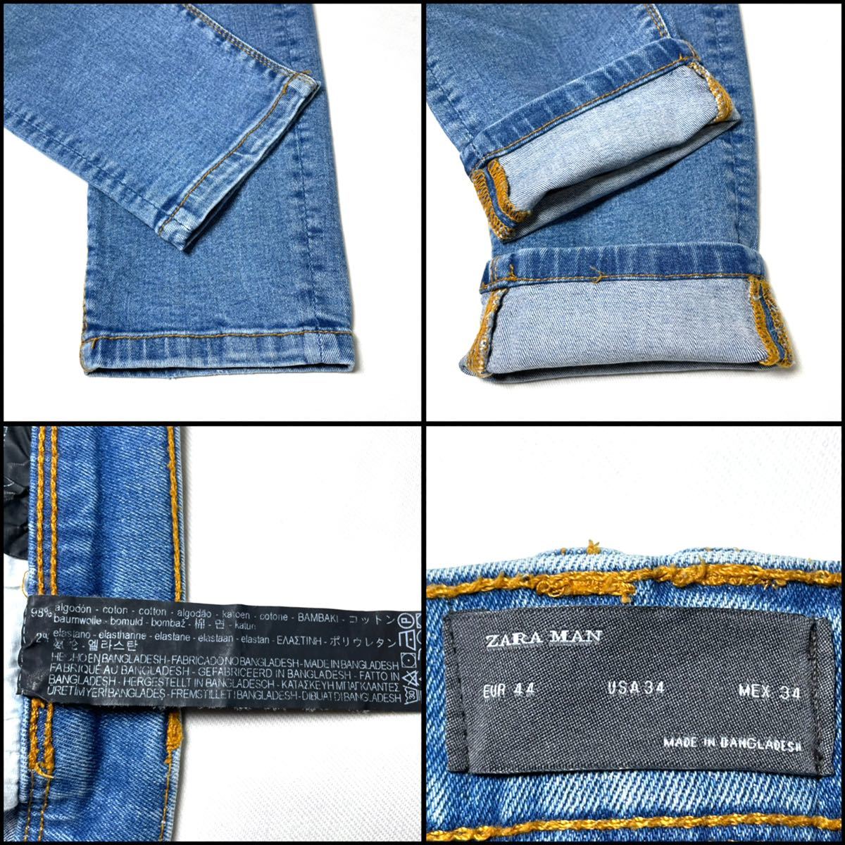 ZARA MAN ザラ メン テーパードストレッチUSA34 Mサイズ 80cm ZARA MAN ザラ メン テーパードストレッチUSA34 Mサイズ 80cm