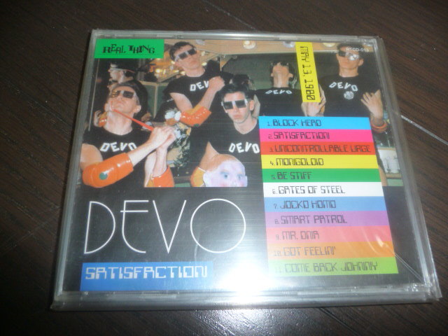DEVO/Satisfaction May 13. 1980 ブートレグ CD_画像2