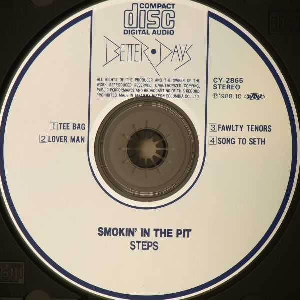 【日本盤 DENON 2枚組】STEPS　SMOKIN IN THE PIT　MICAEL BRECKER　STEVE GADD　EDDIE GOMEZ_画像3