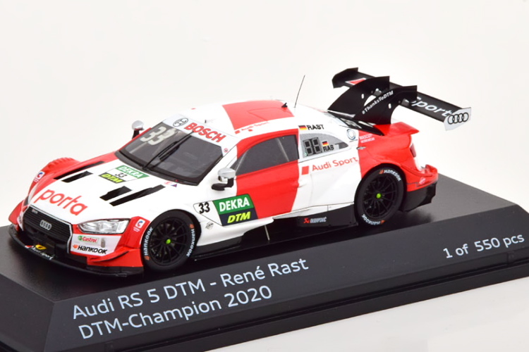 スパーク 1/43 アウディ RS 5 DTM チャンピオン 2020 レネ・ラスト 550台限定 Spark 1:43 Audi RS 5 DTM Champion Rast