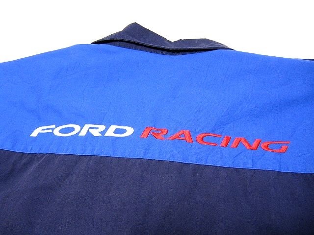 FORD RACING フォードレーシング 刺繍デザイン シャツ 公式ライセンス品_画像9