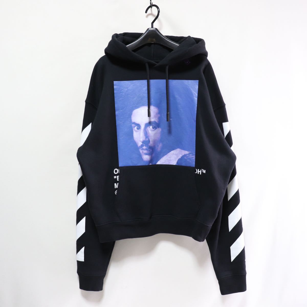 希少【off-white】diag/プルオーバー/ロゴ/スウェット パーカー/オフホワイト/XS_画像1