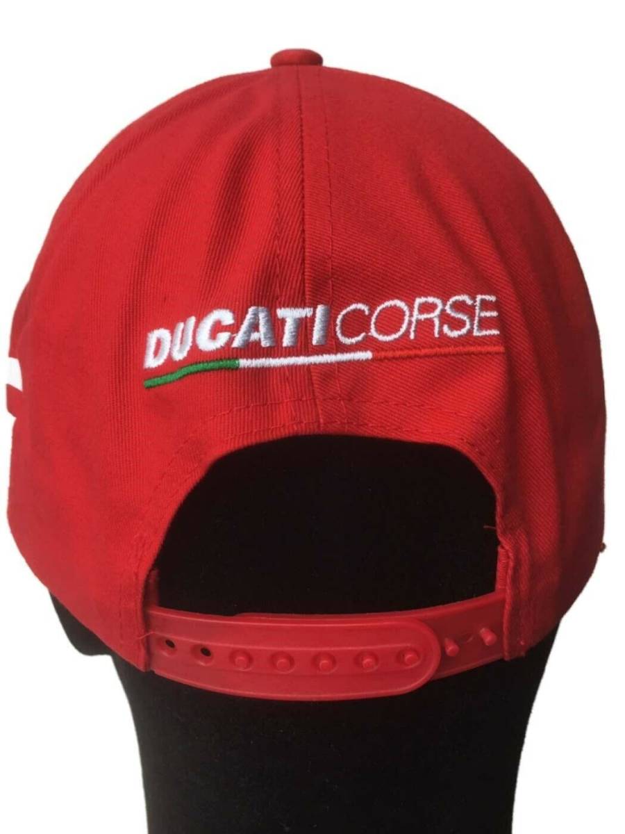 * free shipping *Ducati Corse Dovizioso No 4 Cap Ducati Andre a*do vi tsio-zo cap hat red 