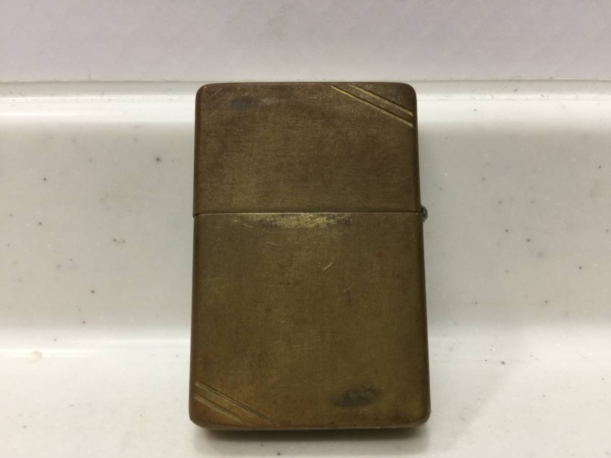 Zippo　ジッポー　BRASS　フラットトップ　1989年製　PAT.2032695　1932　アメリカン クラシック　　　T377　　　　KJ1_画像2