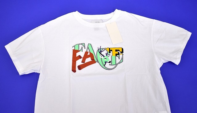 FACETASM （ファセッタズム）FACE GRAPHIC BIG TEE フェイス グラフィック ビッグ Tシャツ LOGO ロゴ 半袖 クルーネックT-SHIRT WHITE 5_画像4