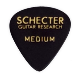 【新品】SCHECTER（シェクター） / SPT-MN10BK ナイロンピック　MEDIUM 5枚セット_画像1