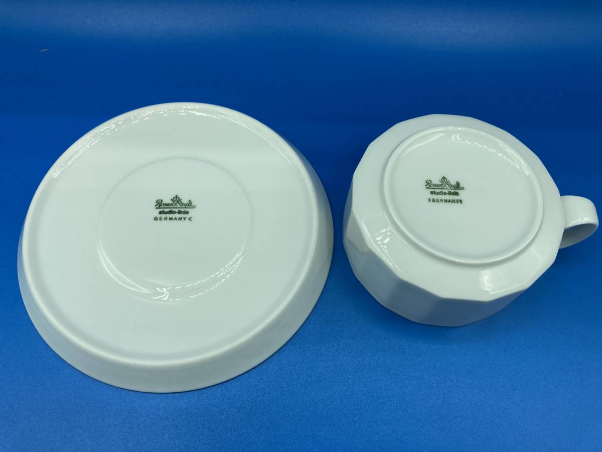 [ unused ]Rosenthal Rosenthal * tea set & plate Studio Line 100 anniversary commemoration contains pot, cup & saucer 7 customer, plate 6 customer 