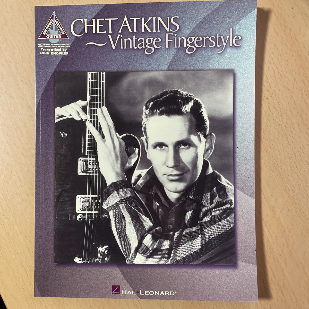 ●　Chet Atkins　チェット・アトキンス　●　Vintage Fingerstyle　／　洋書【 TAB譜付ギター譜 】 送料180円～