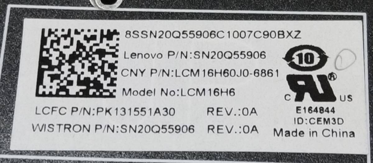 NS20A/J2S PC-NS20AJ2S Lenovo 330-15ARR 330-15AST 330-15IGM 330-15IKB キーボード キートップ パンタグラフ バラ売り SN20Q55906_画像2