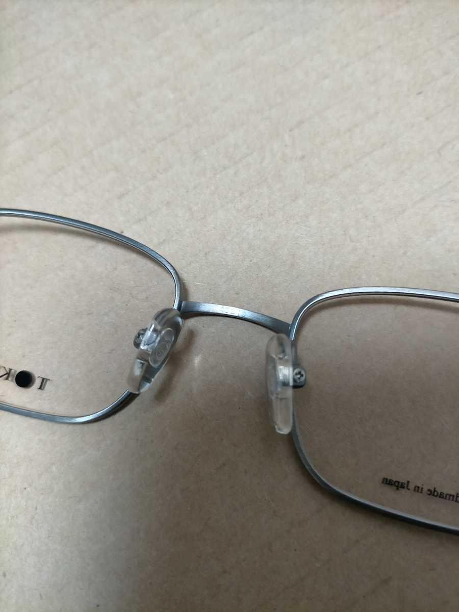 未使用 増永眼鏡㈱ TOKI 小振りなウェリントン 眼鏡 メガネフレーム サイズ: 46□19-145　アンティークグレー（アンティークシルバー）系