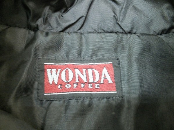 WONDA COFFEE ワンダコーヒー メンズ 中綿 シャカシャカ ジップジャケット 黒_画像2