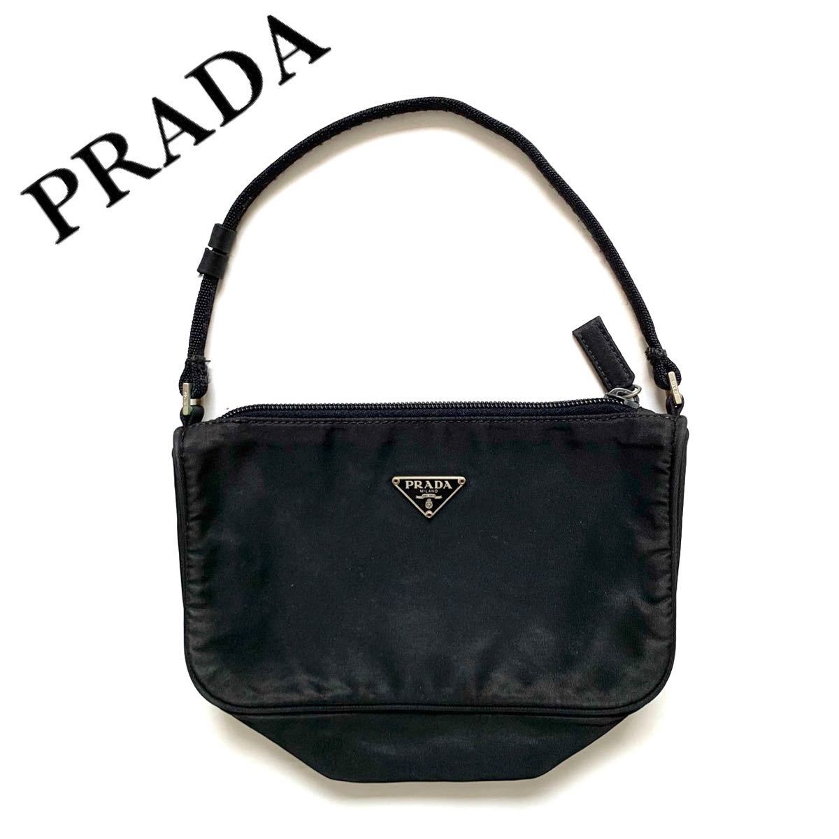 グリーン・ホワイト系 完成品♪ PRADA ミニバッグ ナイロン 黒 - 通販