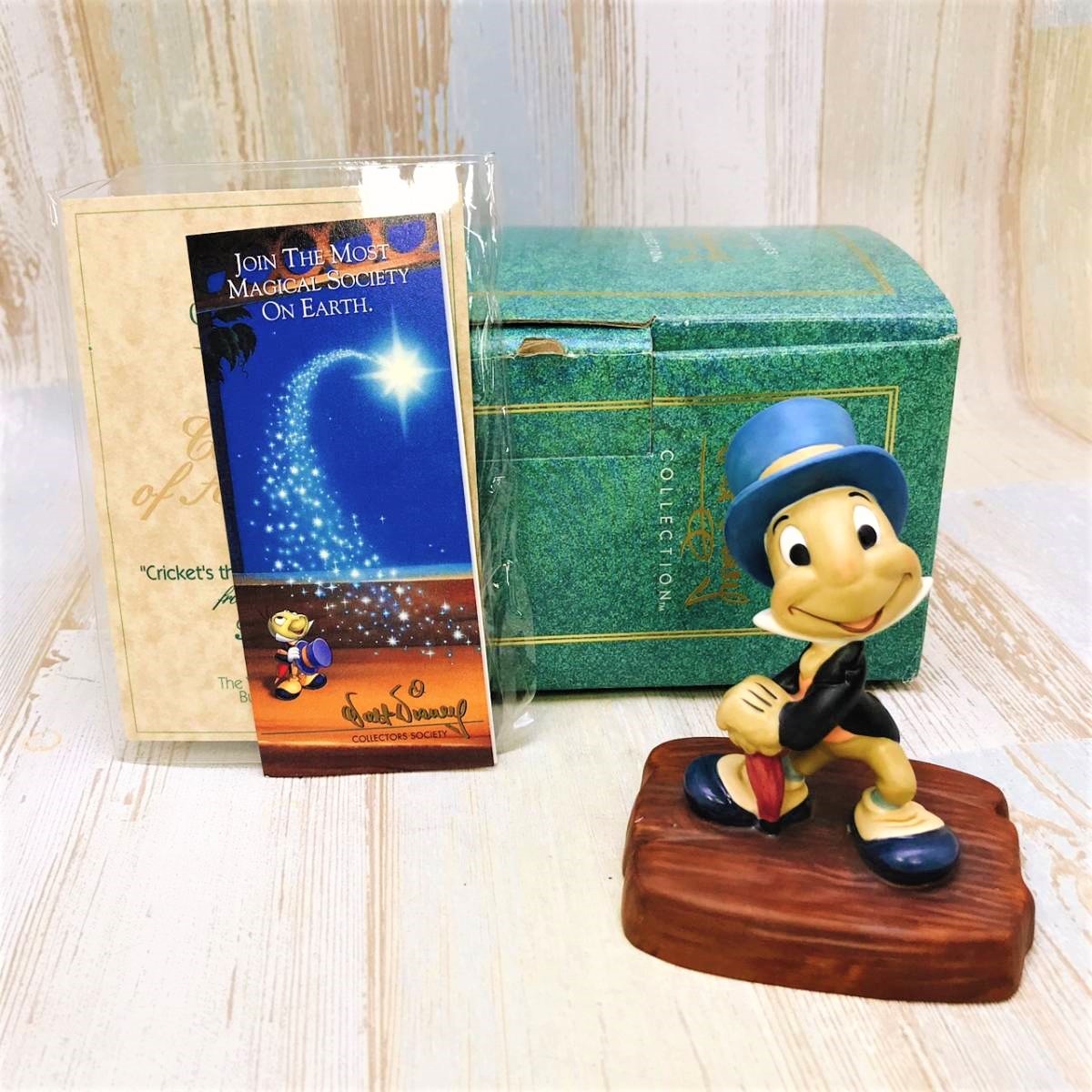 レア WDCC ピノキオ ジミニー・クリケット Jiminy Cricket タキシード フィギュア ディズニー Disney TDL 陶器製 置物