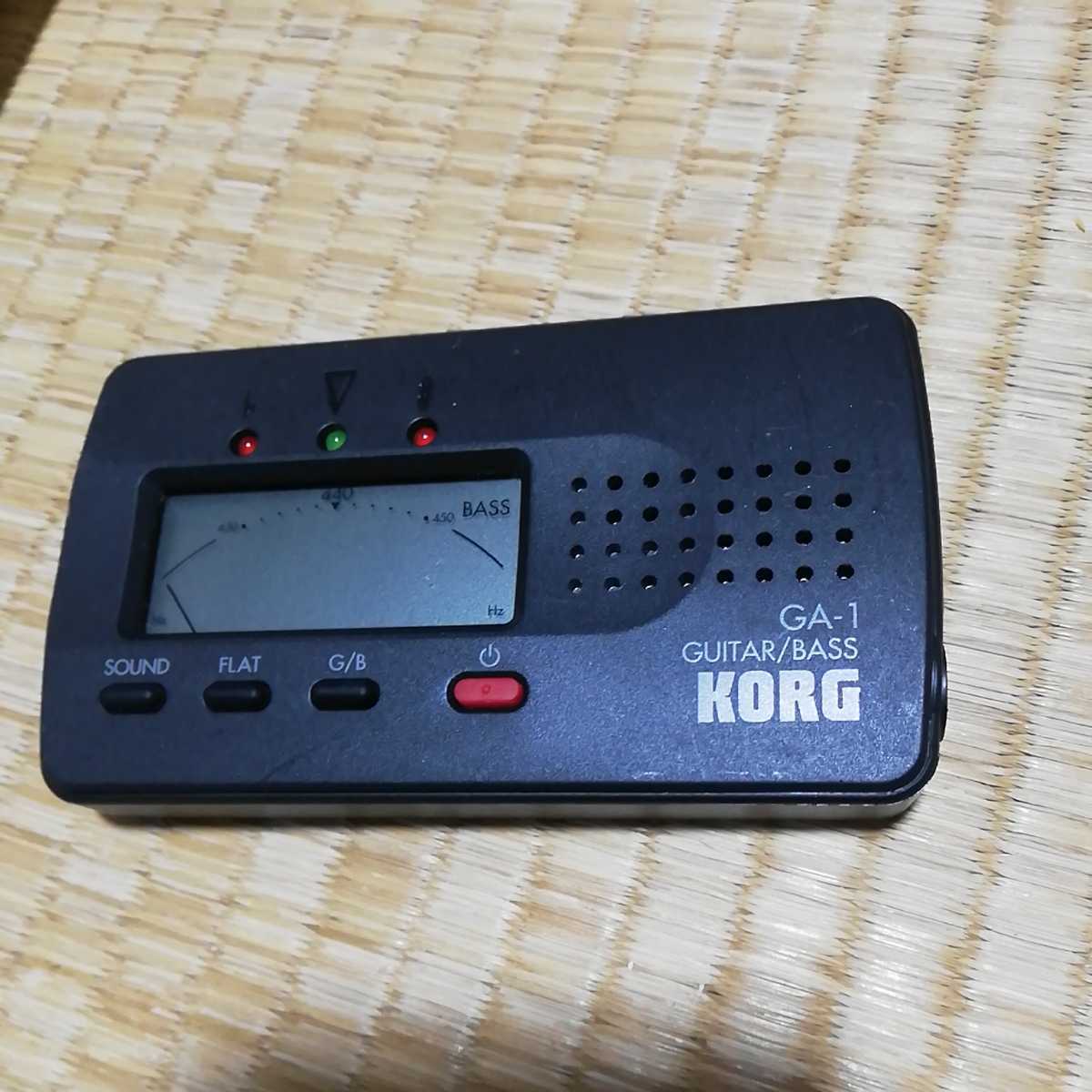 KORG Cola g guitar base tuner 2 point 